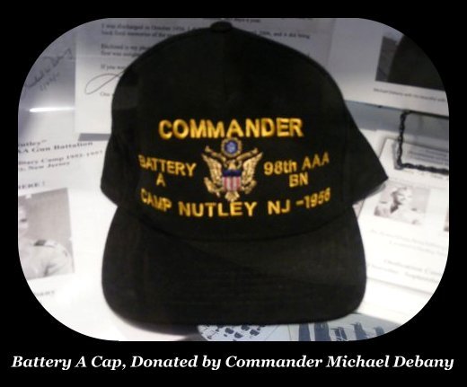 Camp Nutley Commander Cap in Ann A. Troy Gallery of Nutley Museum