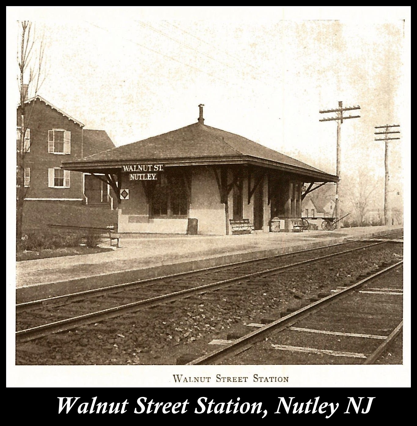 Wallnut Street railroad station, Nutley NJ