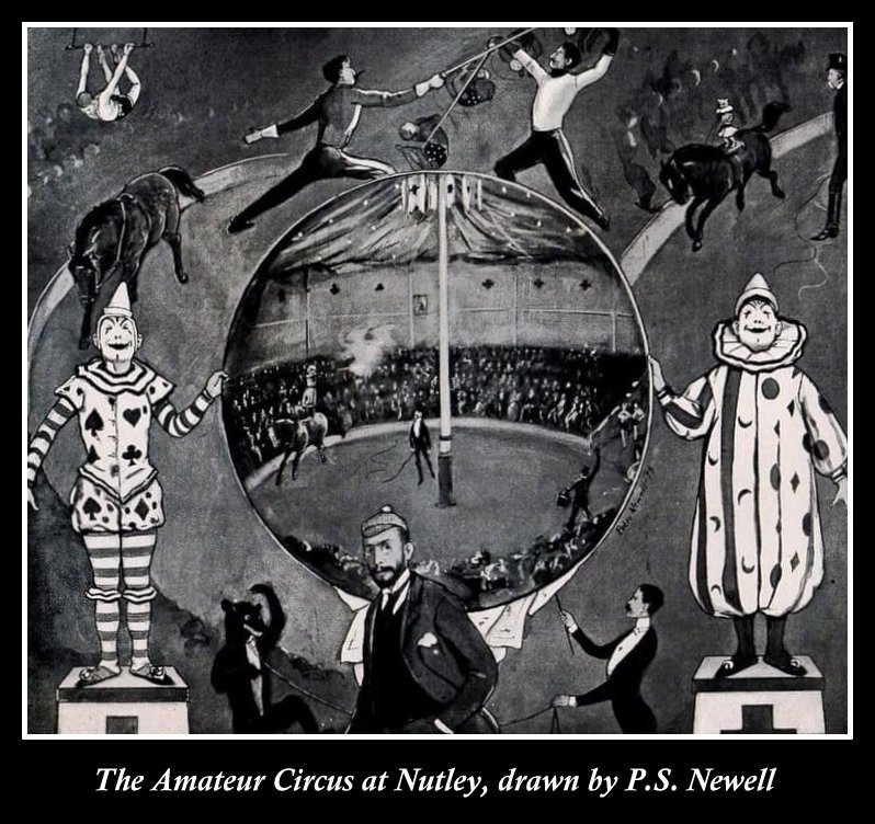 Amateur Circus at Nutley, March 20, 1894, PS Newell illustrator