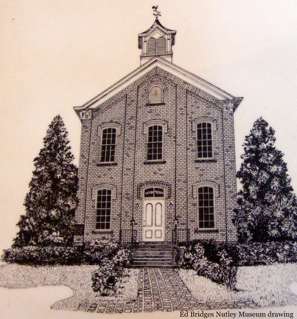  Nutley Museum drawing by Ed Bridges, Nutley, NJ