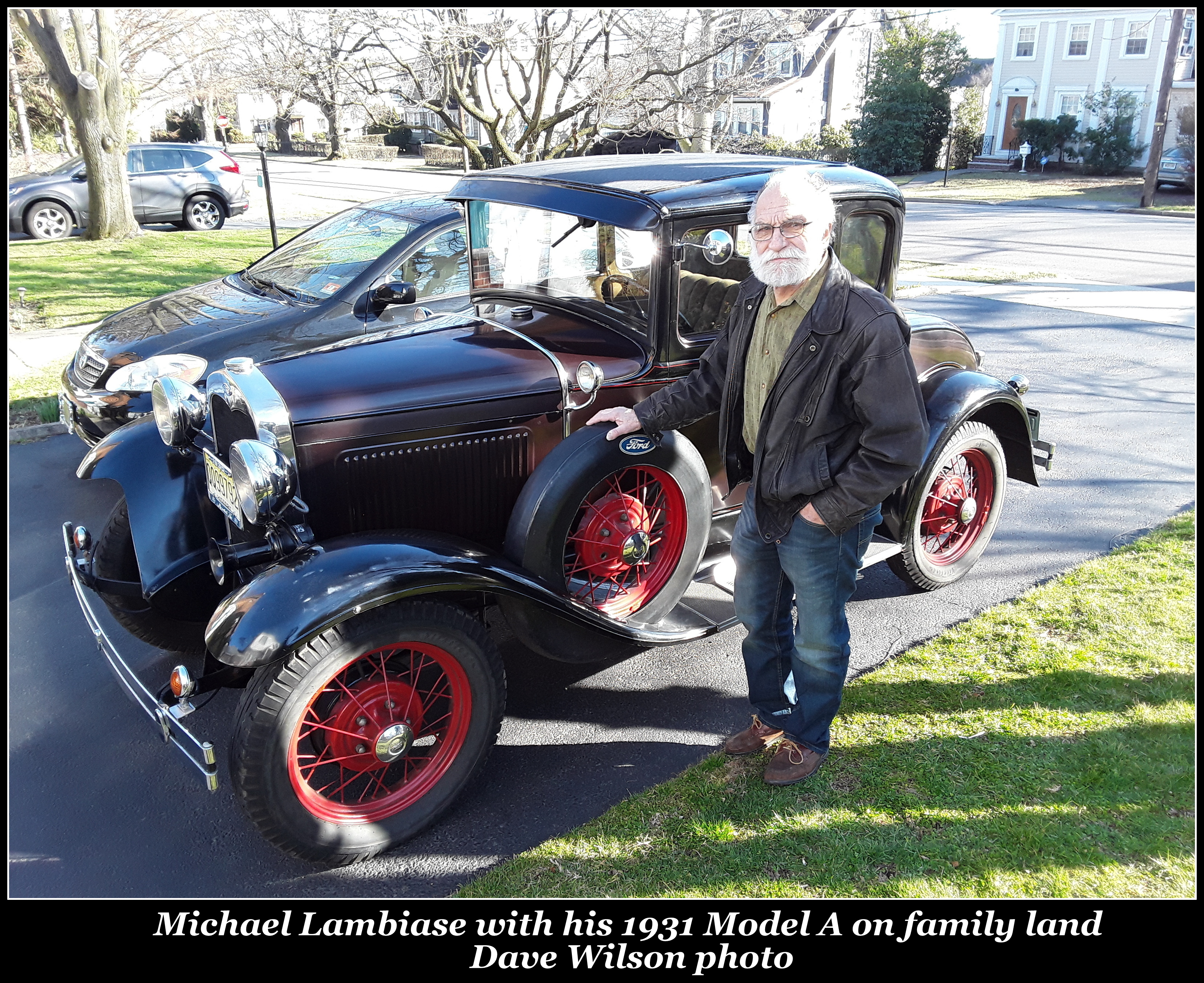 Michael Lambiase, 1931 Model A, photo by David Wilson