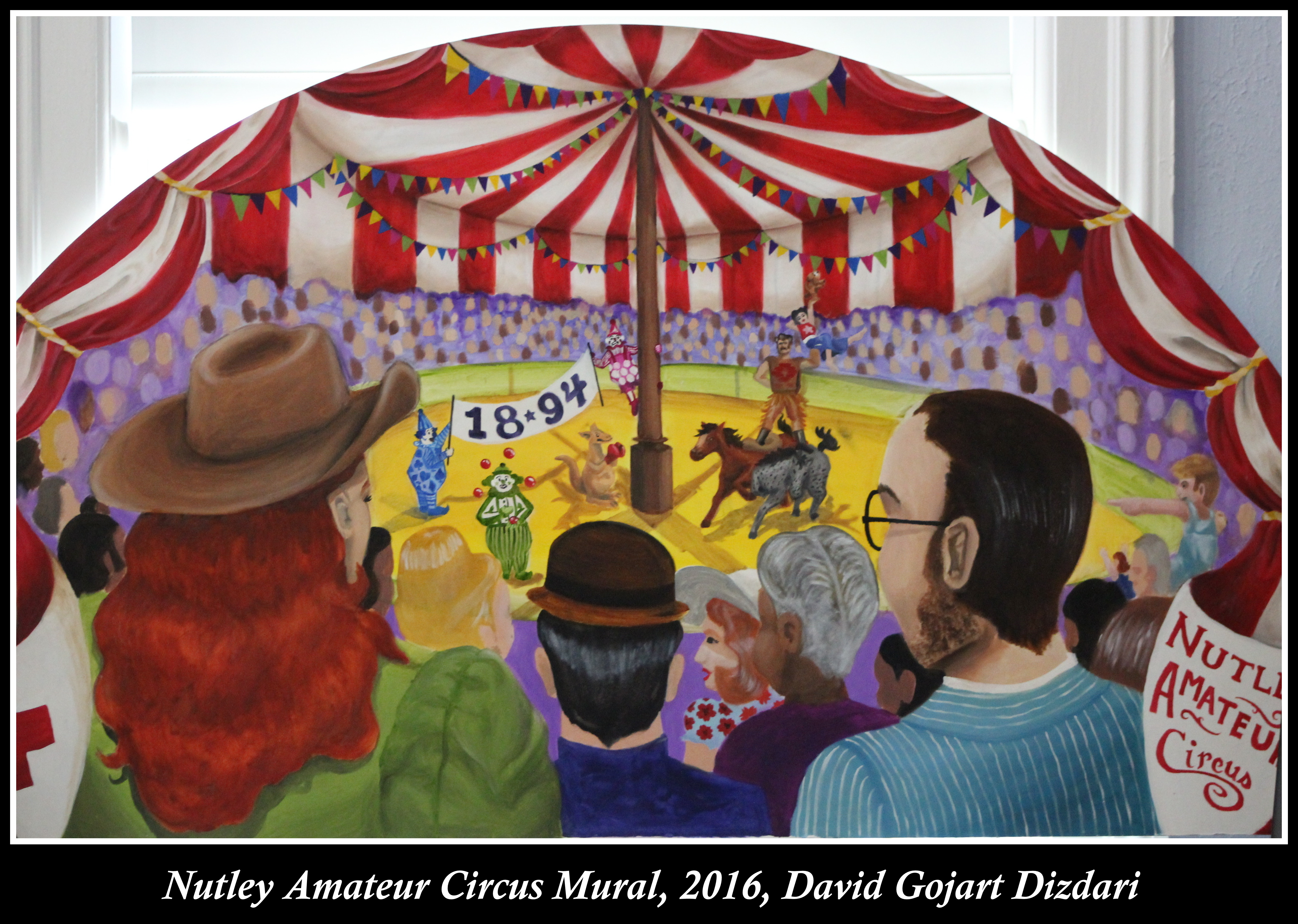 Nutley Amateur Circus, 2016, David Gojart Dizdari, Mural Competition