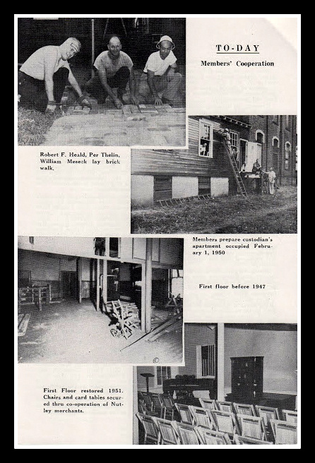 Nutley NJ Museum Dedication, 1954: One-room school house renovation into Nutley museum