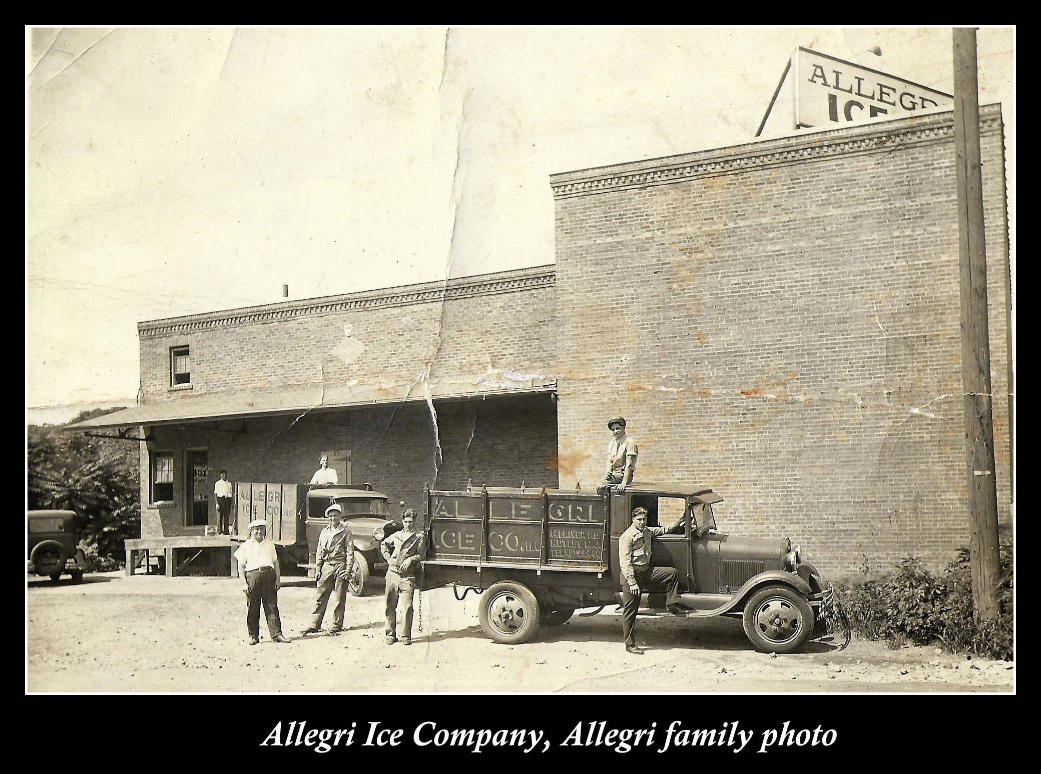 Allegri Ice Company, Allegri family photo. Nutley Neighbors Magazine, David Wilson