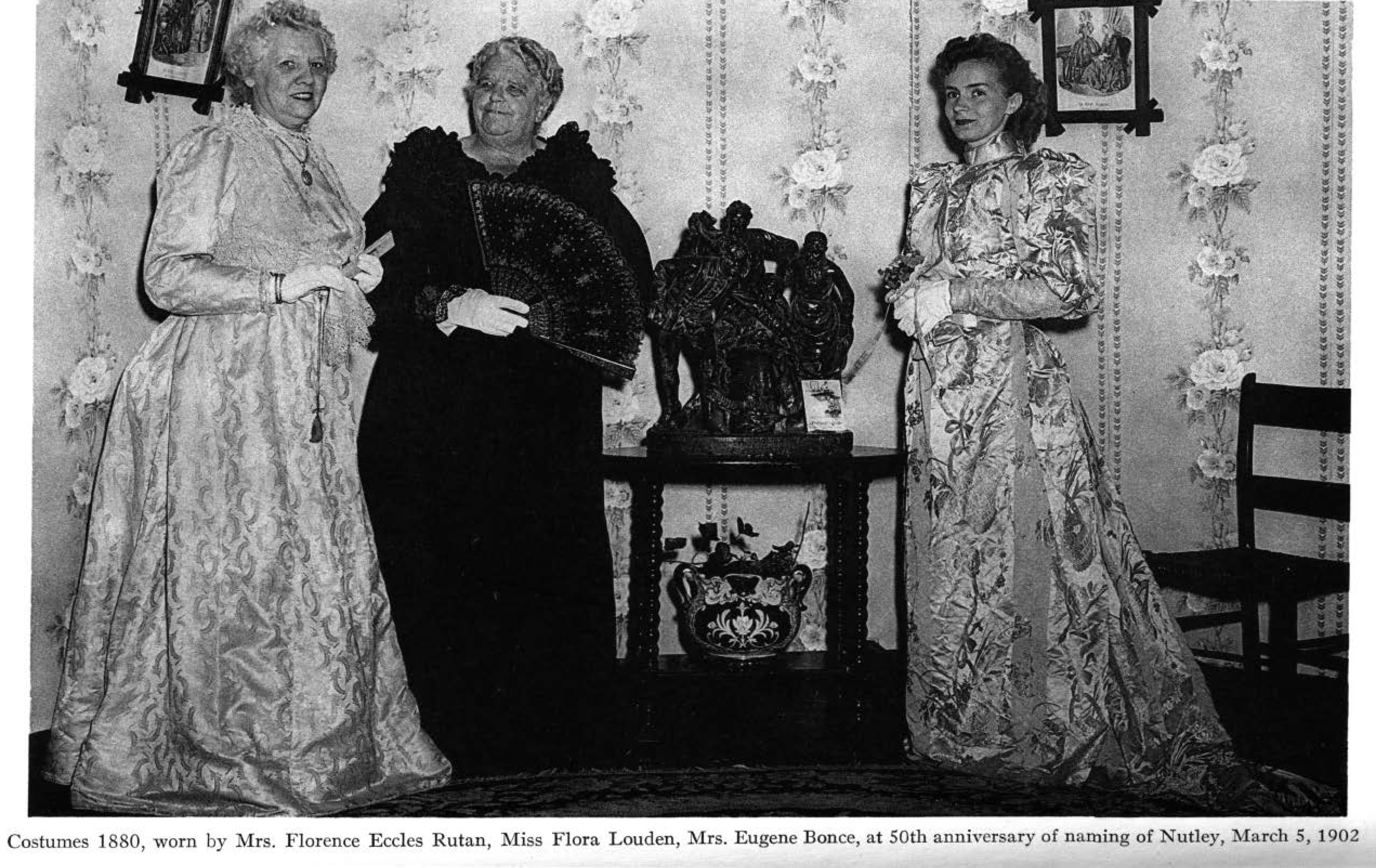 Costumes 1880 Rutan Louden Bonce 50th anniversary of naming of Nutley
