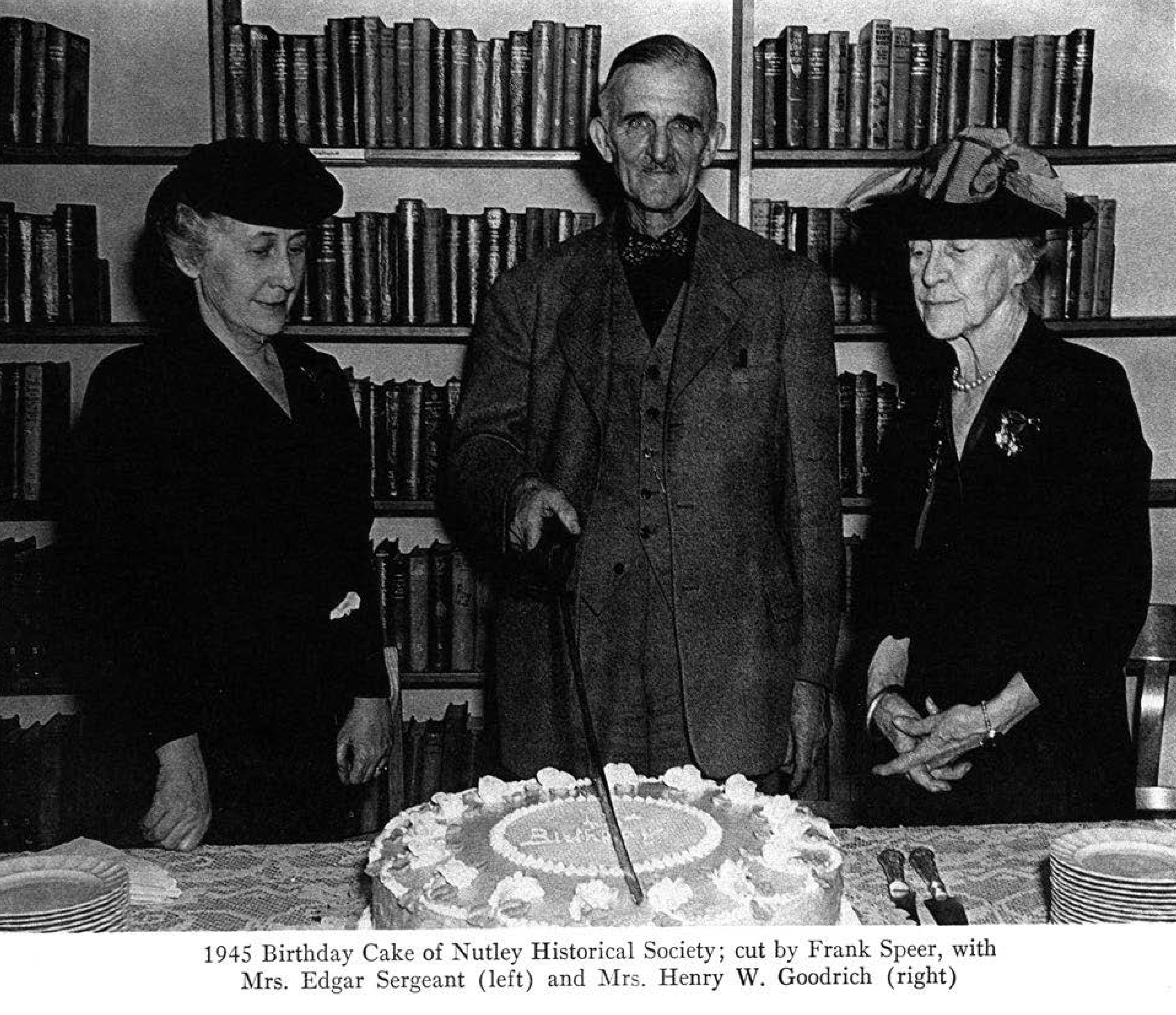 1945 Borthday Cale of Nutley Historical Society Speer Sergeant Goodrich