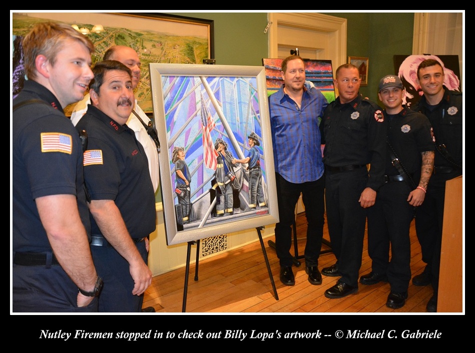 The Rising of the American Spirit with artist Billy Lopa and Nutley Fire Department