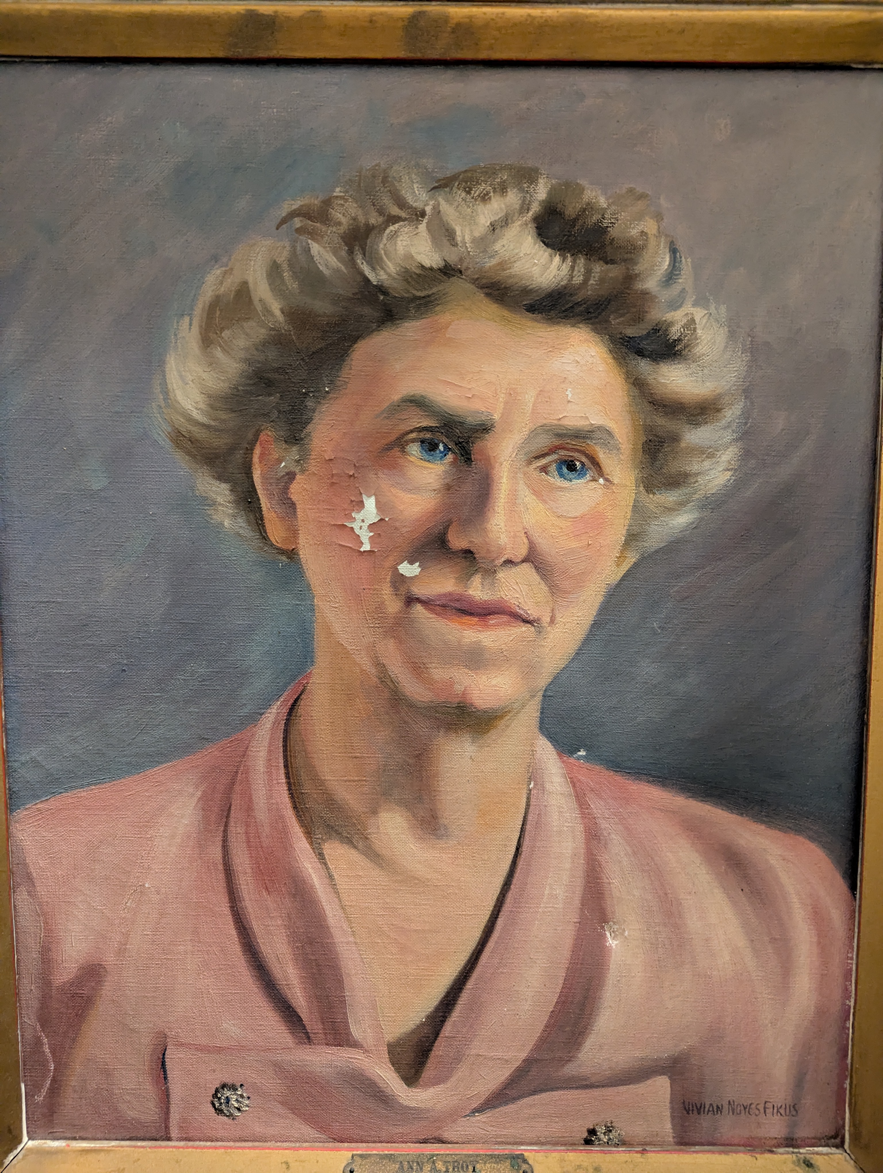 Large portrait of Ann Troy by Vivian Noyes Fikus