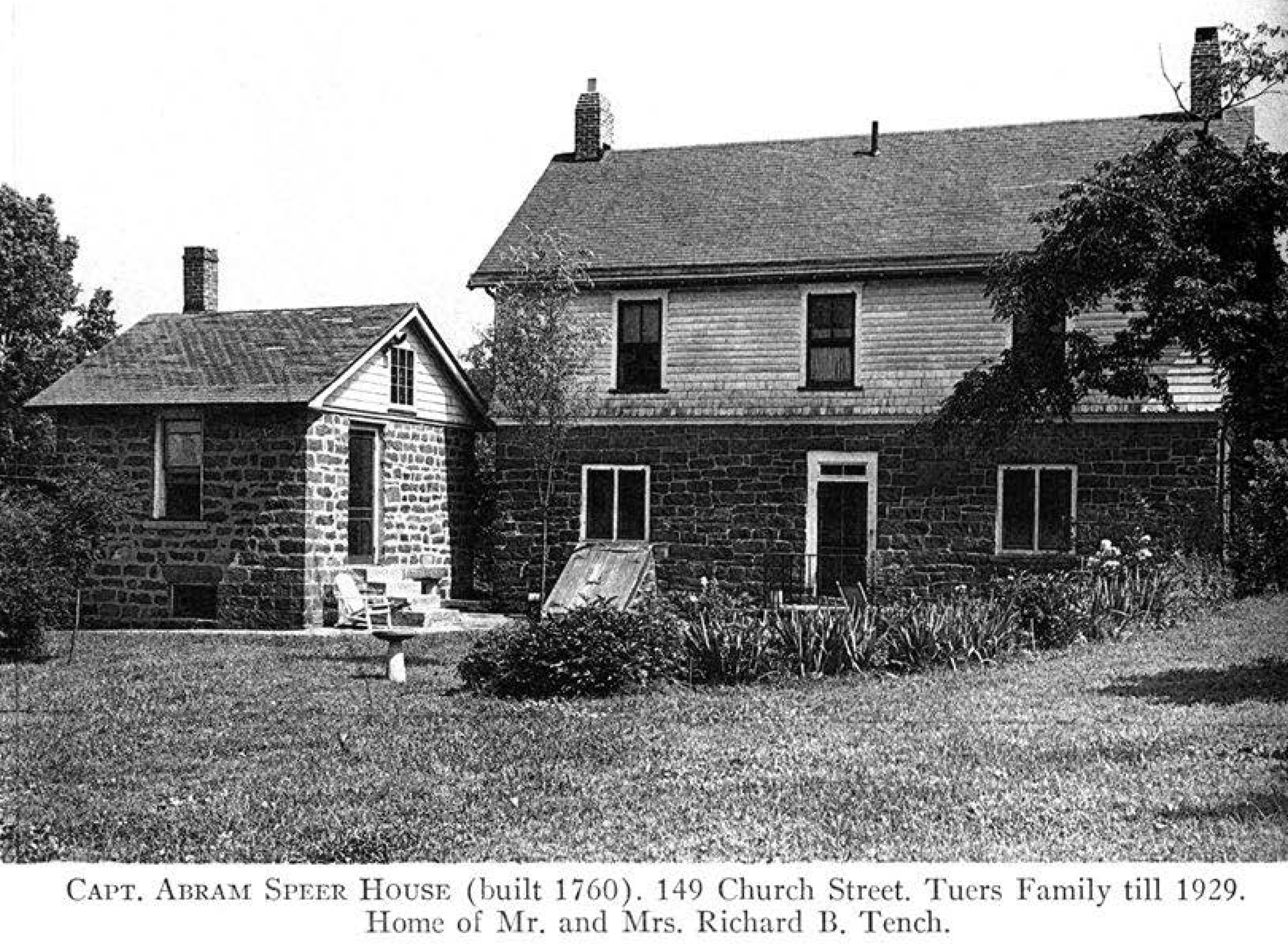 Capt Abram Speer House (1760)