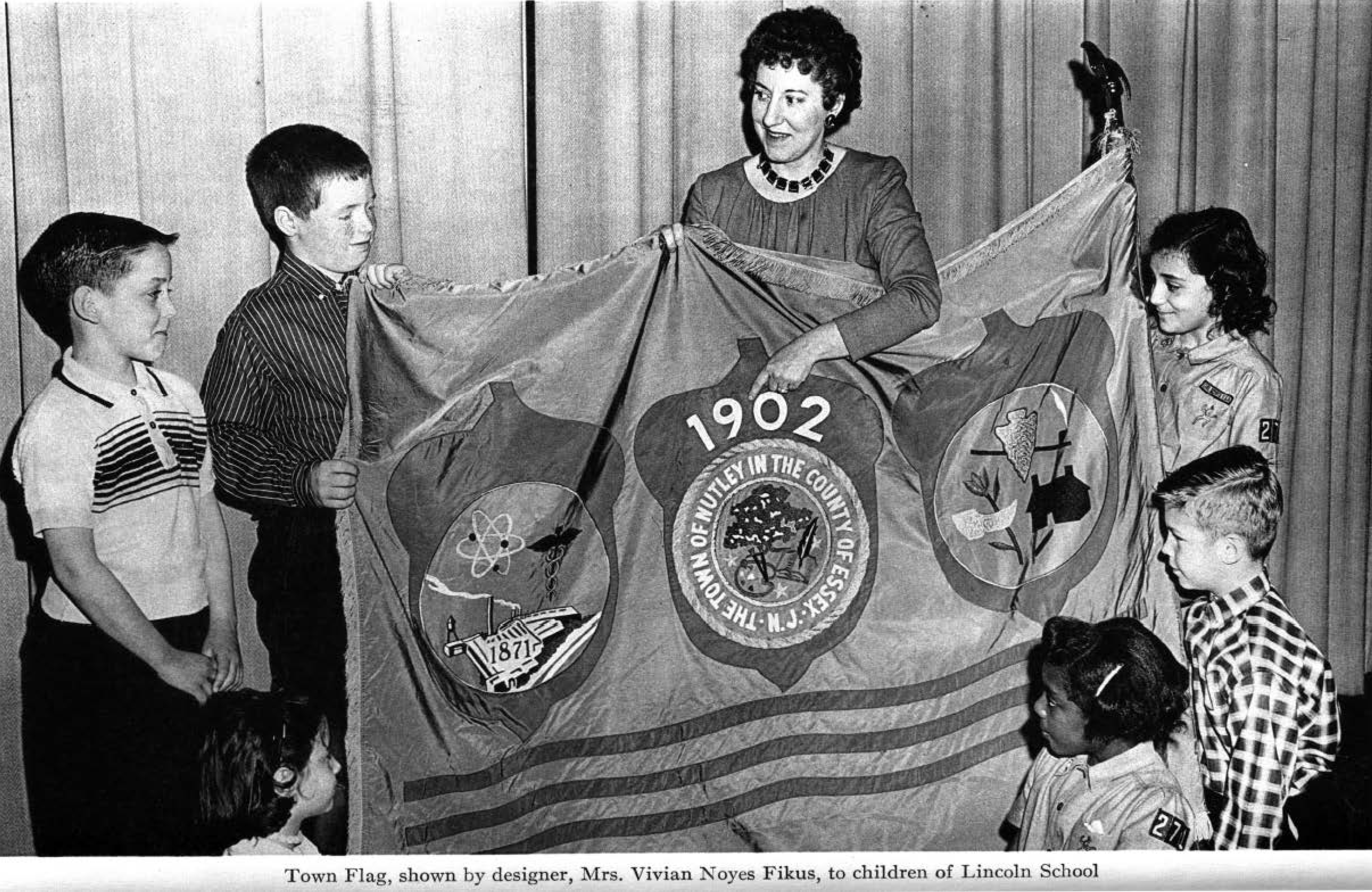 Town Flag, Vivian Noyes Fikus