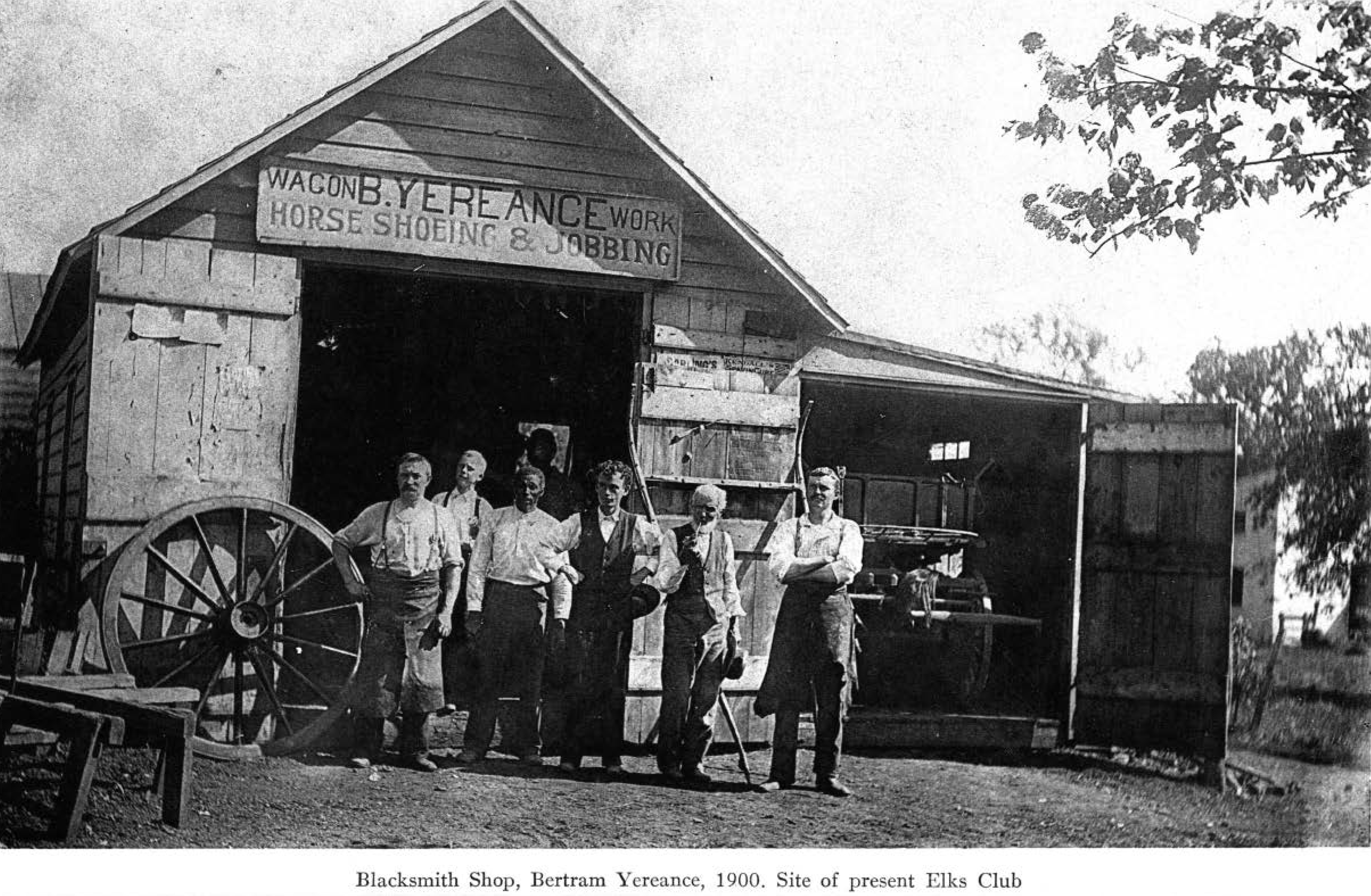 Yereance Blacksmith Shop 1900